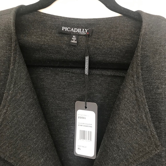 Piccadilly Canada Poncho Jacket leather Closure - Picture 8 of 8